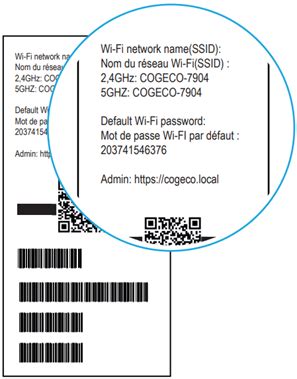 change wifi password cogeco